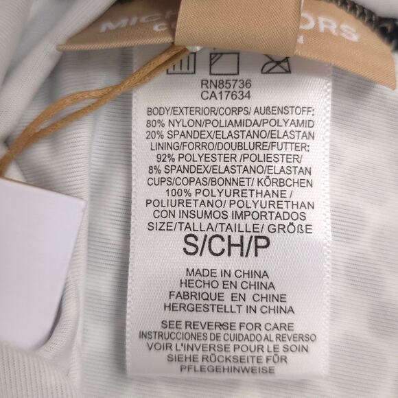 Michael Kors Collection Runway Swimsuit One Shoulder Animal Print Resortwear - Picture 8 of 8